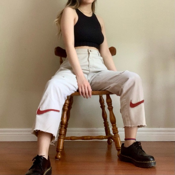 Vintage 90s Lee Reworked High Waisted Dad Jeans - Picture 3 of 5
